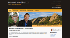 Desktop Screenshot of boulderestatelaw.com